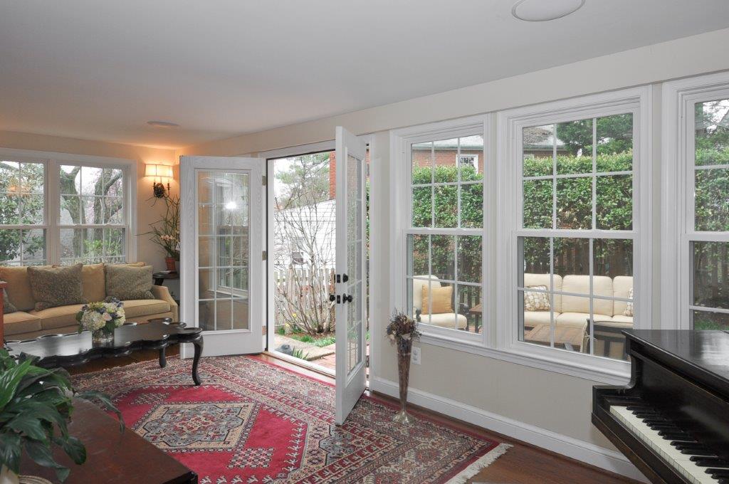 remodeled screened porch